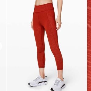 Lululemon Time To Sweat Crop *23"